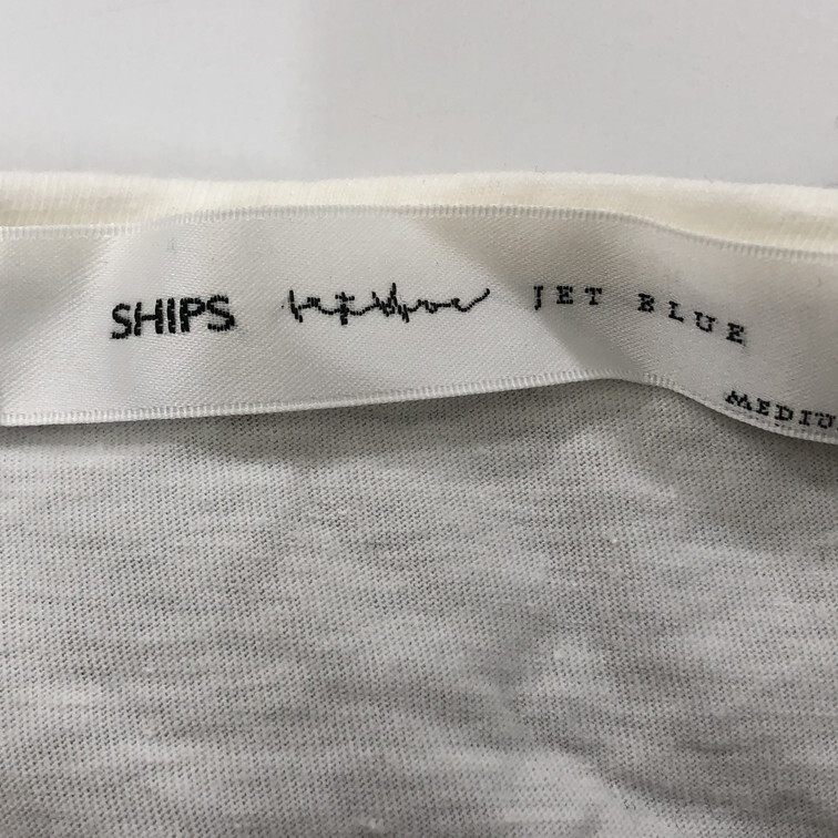 2501F-221 メンズ SHIPS シップス ブラウン 長袖Tシャツ M 【送料一律！800円】