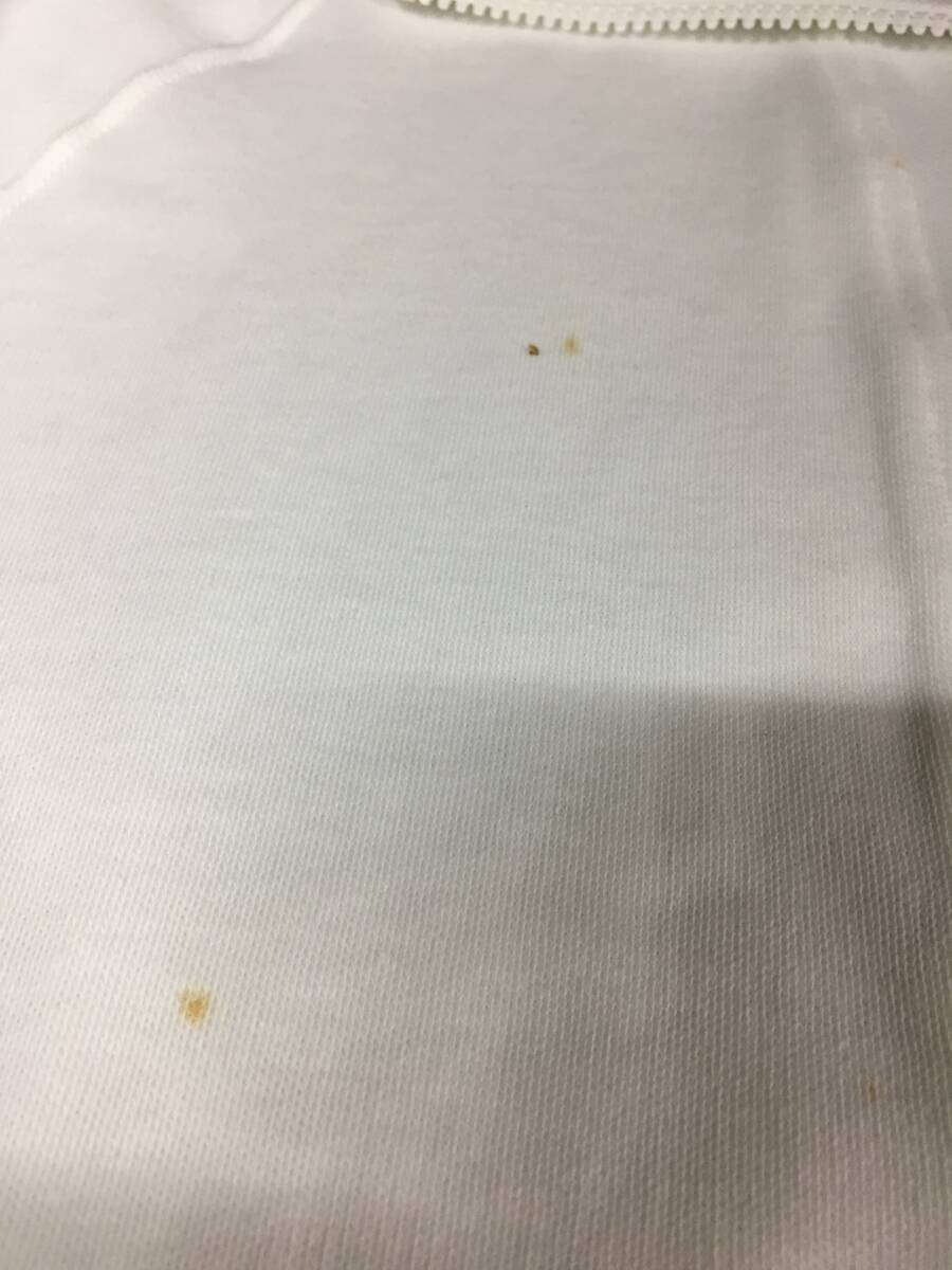 ? ? トレーニングシャツ カネボウ素材使用 體操服 ジップ 襟付き ホワイト 150 長(zhǎng)袖 4枚セット キッズ用品 8-19