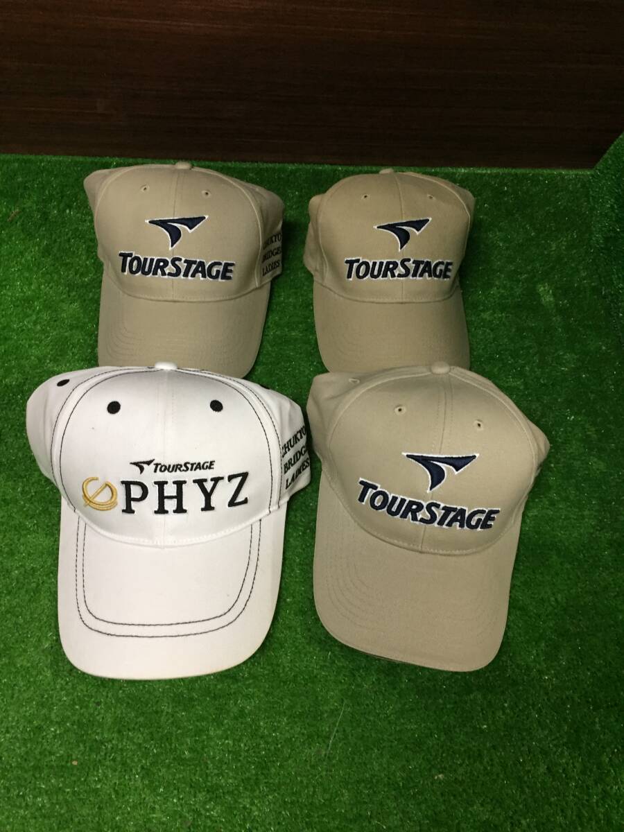 ? ブリヂストン TOURSTAGE ツアーステージ キャップ 3色 4個(gè) ゴルフアクセサリー 15-27 
