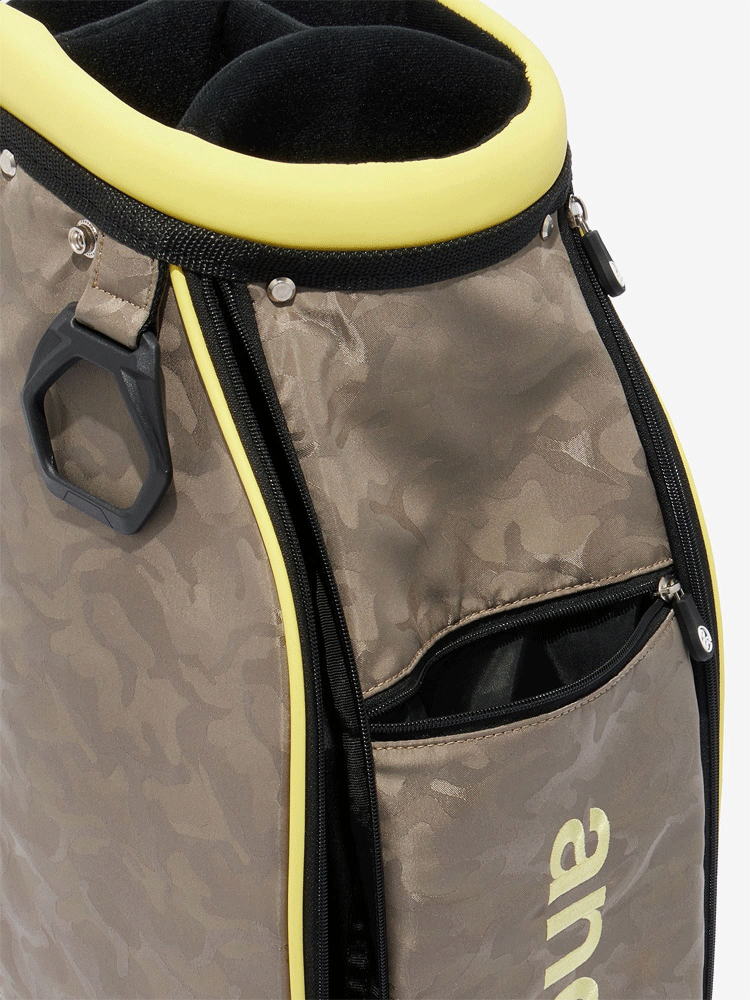 and per se ジャガード キャディバッグ 9型 AUF7003【アンパスィ】【ゴルフ】【カート】【W(wǎng)hite】【CaddyBag】