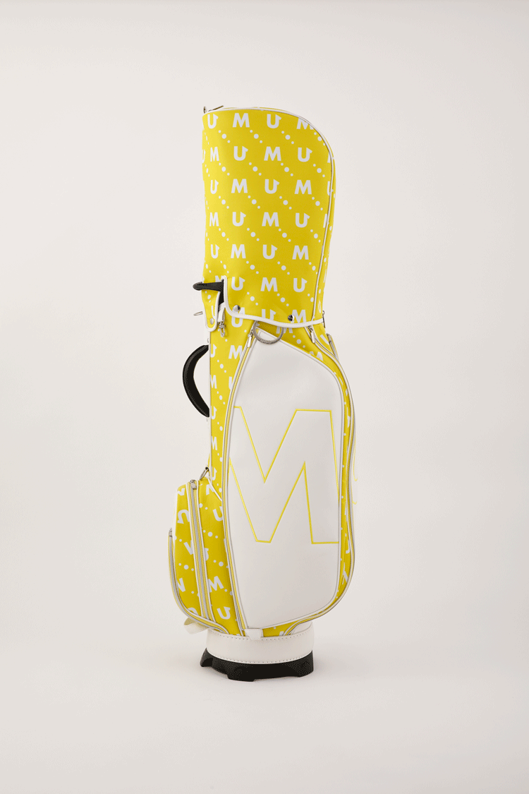 M?U SPORTS キャディバッグ 703Q1106【MUスポーツ】【ゴルフバッグ 】【9.5型】【イエロー】【CaddyBag】