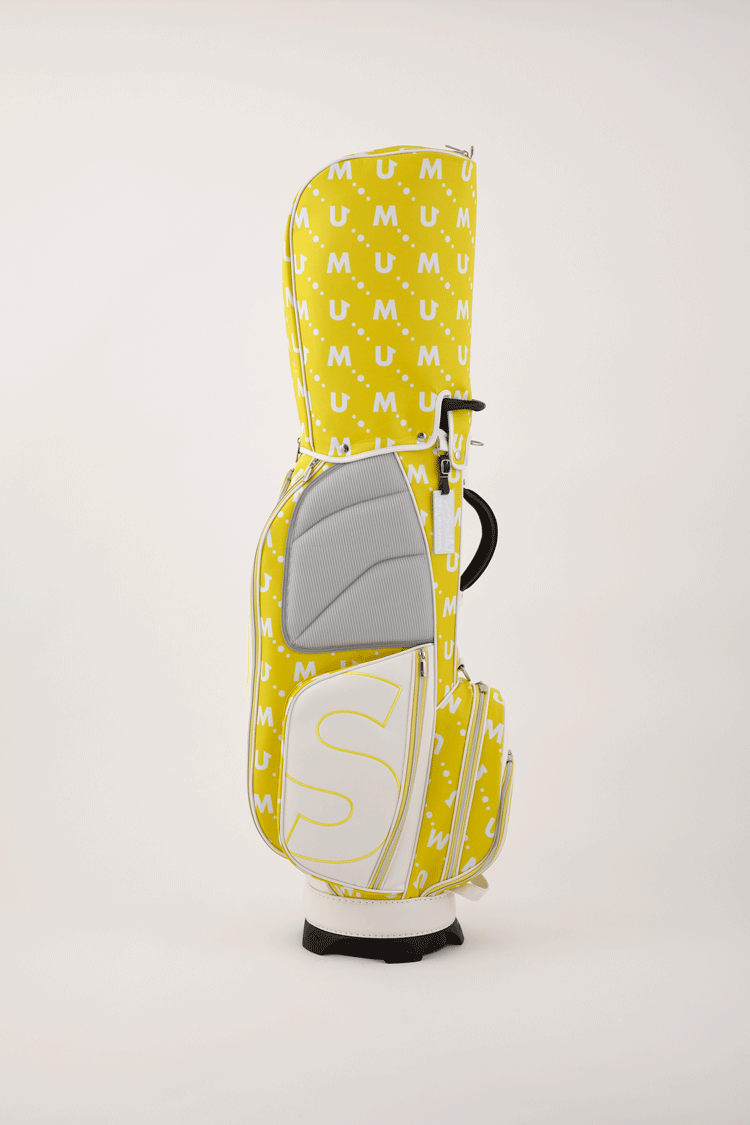 M?U SPORTS キャディバッグ 703Q1106【MUスポーツ】【ゴルフバッグ 】【9.5型】【イエロー】【CaddyBag】