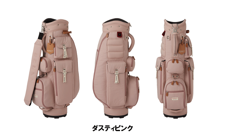 【レディース】ONOFF Caddie Bag OB0722 【オノフ】【軽量】【キャディバッグ】【0722】【8.5型】【ダスティピンク】【CaddyBag】