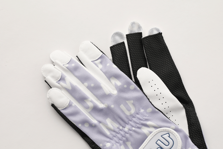 【レディース】M?U SPORTS 両手グローブ 703Q1804【MUスポーツ】【ネイビー】【Sサイズ】【GolfGlove】
