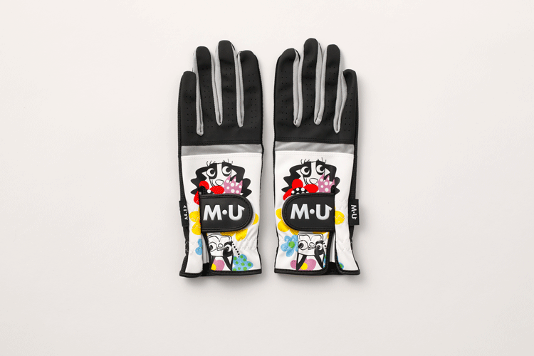 【レディース】M?U SPORTS 両手グローブ 703Q1806【MUスポーツ】【ブラック】【Sサイズ】【GolfGlove】