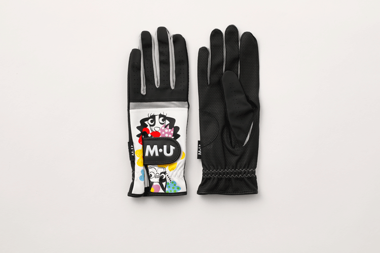 【レディース】M?U SPORTS 両手グローブ 703Q1806【MUスポーツ】【ブラック】【Sサイズ】【GolfGlove】
