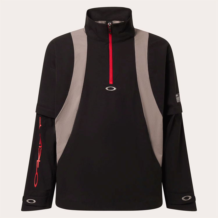 OAKLEY FOA406419 OAKLEY ICON SHAPE PULLOVER JACKET【オークリー】【ジャケット】【GORETEX】【02E/Blackout】【Mサイズ】【W(wǎng)ear】