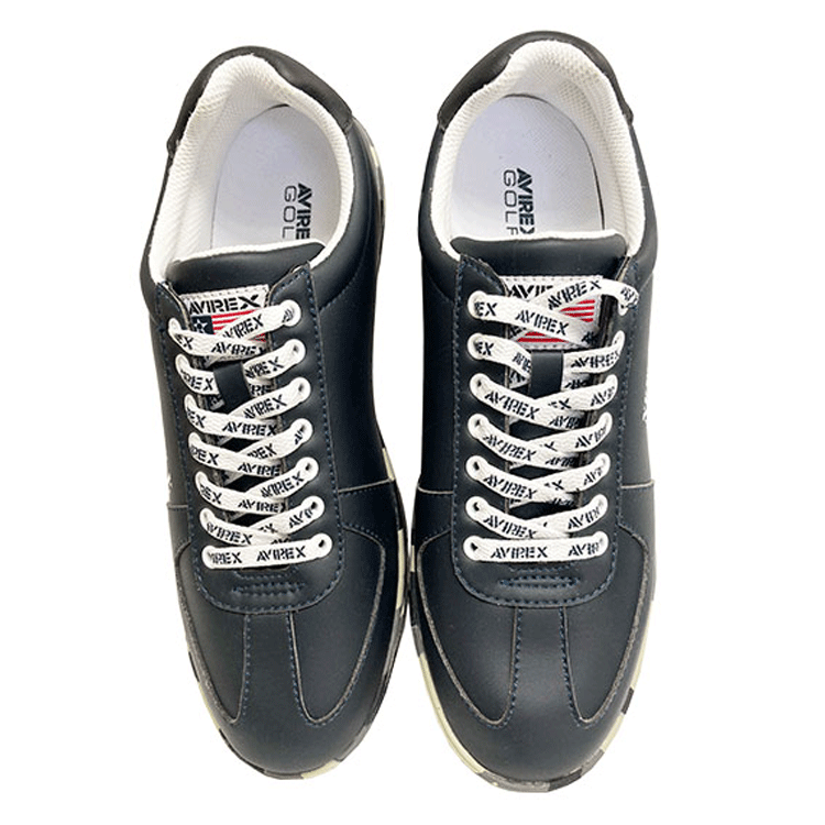 AVIREX GOLF ゴルフシューズ AXG-20FW-ACN19【アヴィレックス】【ゴルフ】【スパイクレス】【ネイビー】【30.0cm】