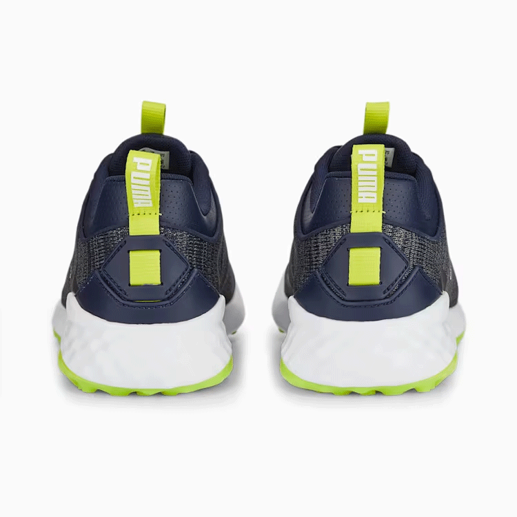 PUMA FUISON PRO 377041 【プーマ】【スパイクレス】【サイズ：30.0cm】【カラー：02 Navy/Silver/Lime】【GolfShoes】