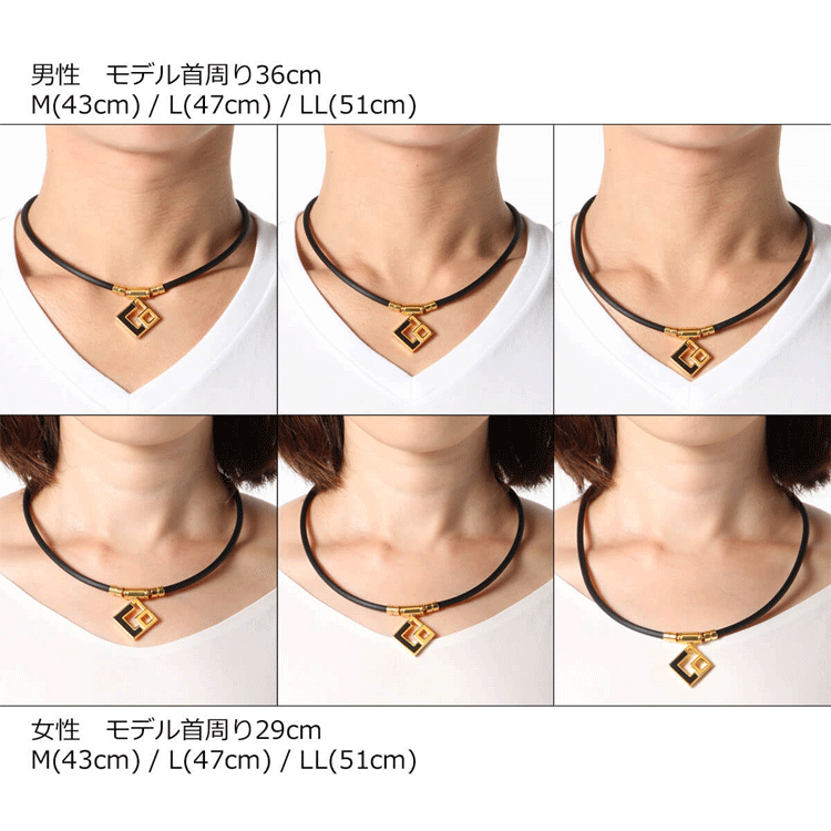 Colantotte TAO колье AURA[ko Ran tote][aula][ магнитный ][ аксессуары ][ premium Gold ][LL размер ]
