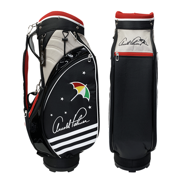 Arnold Palmer キャディバッグ APCB-24F【アーノルドパーマー】【ゴルフ】【9.0型】【ブラック】【游游】