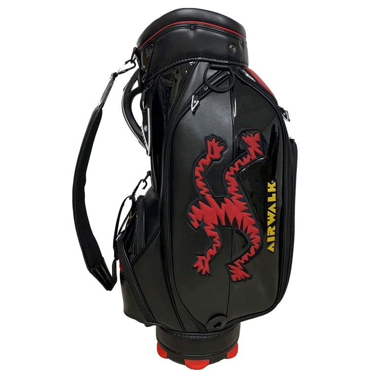 AIRWALK GOLF 9.0型 キャディバッグ AWCB-01【エアウォーク】【ゴルフ】【キャディーバッグ】【CB】【ブラック】