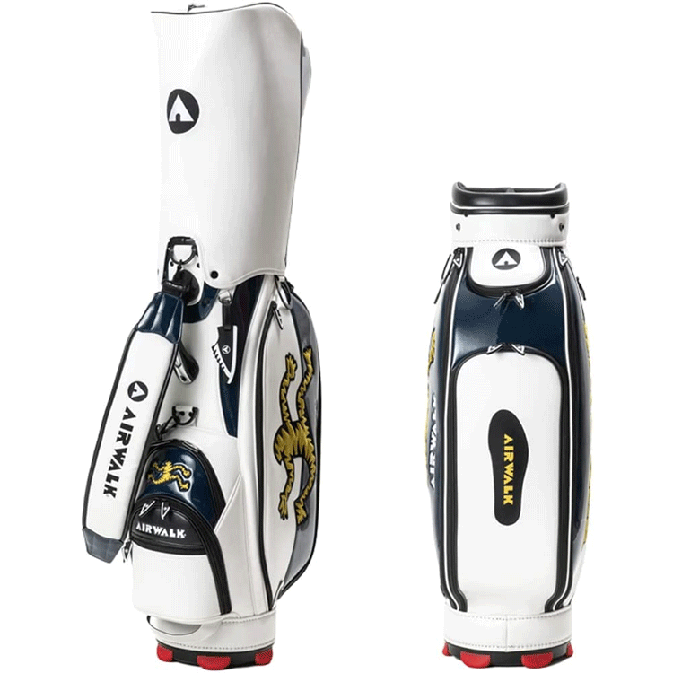 AIRWALK GOLF 9.0型 キャディバッグ AWCB-01【エアウォーク】【ゴルフ】【キャディーバッグ】【CB】【ホワイト】