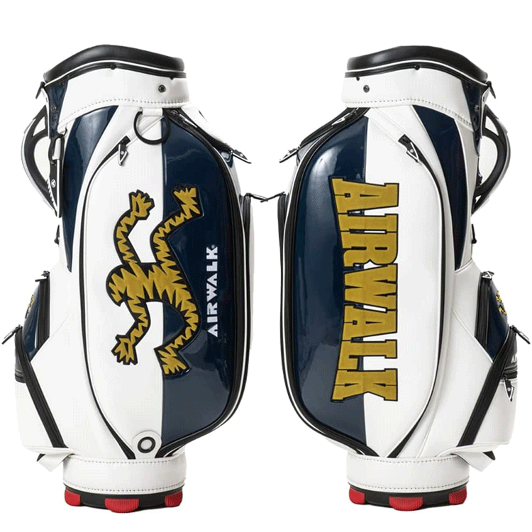 AIRWALK GOLF 9.0型 キャディバッグ AWCB-01【エアウォーク】【ゴルフ】【キャディーバッグ】【CB】【ホワイト】