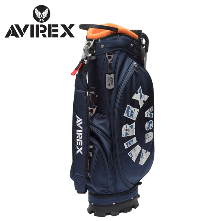 AVIREX GOLF スタンドクラブケース付き キャディバッグ AVG3S-BA3【アヴィレックス】【ゴルフ】【スタンドタイプ】【NAVY】【CaddyBag】