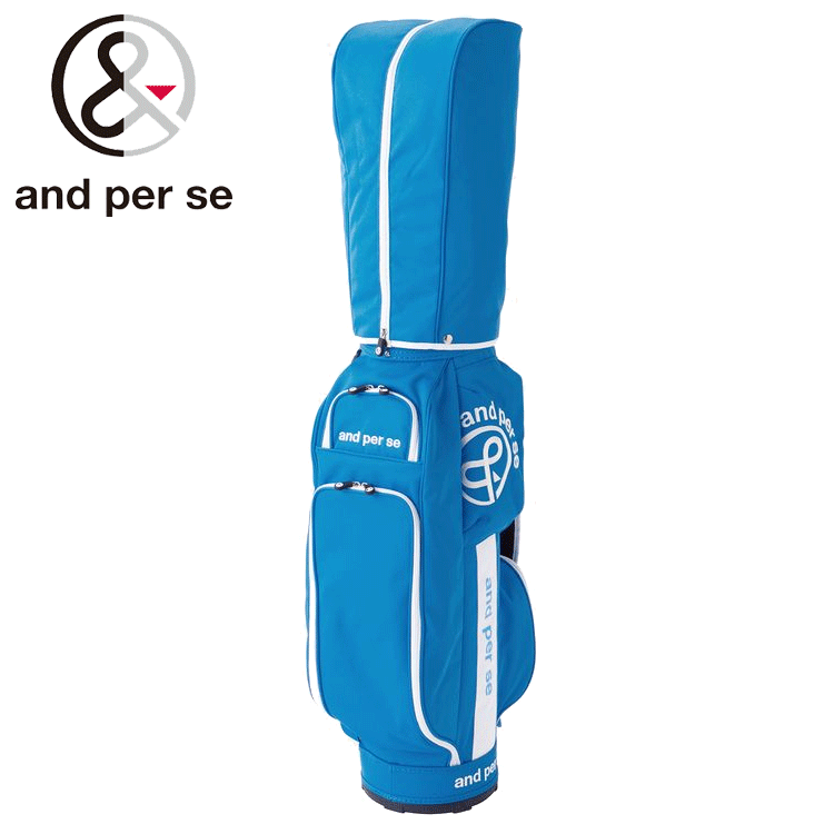 and per se キャディバッグ 9型 AUS7204【アンパス?！俊茎触毳铡俊茎`ト】【Sax】【CaddyBag】