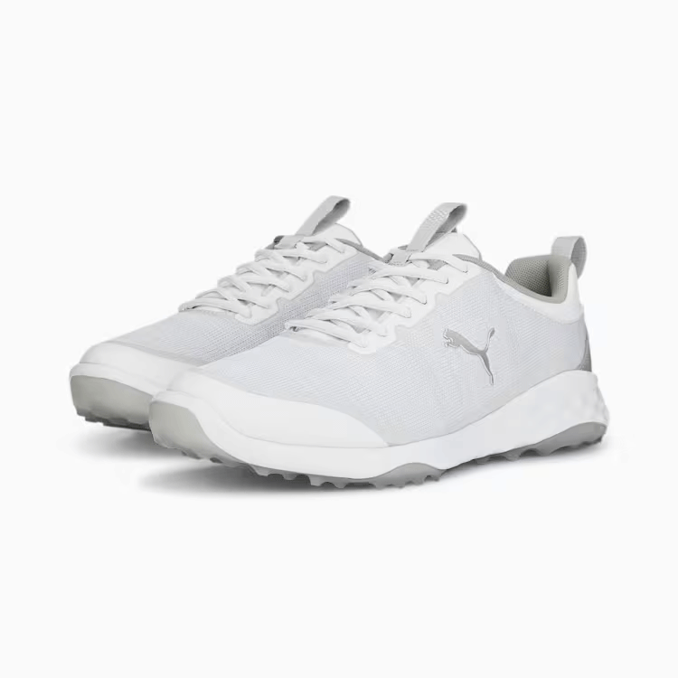 PUMA FUISON PRO 377041 【プーマ】【スパイクレス】【サイズ：27.0cm】【カラー：05 White/Silver/Gray】【GolfShoes】