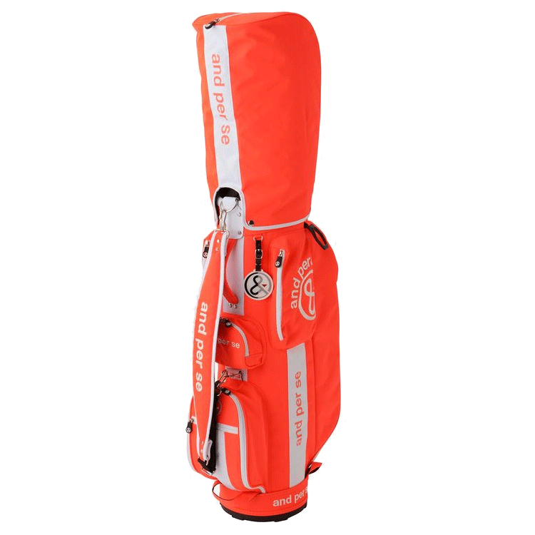 and per se キャディバッグ 9型 AUS7204【アンパス?！俊茎触毳铡俊茎`ト】【Sax】【CaddyBag】