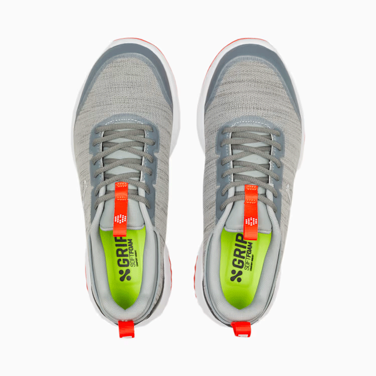 PUMA FUISON PRO 377041 【プーマ】【スパイクレス】【サイズ：27.0cm】【カラー：01 Gray/Silver/Red】【GolfShoes】
