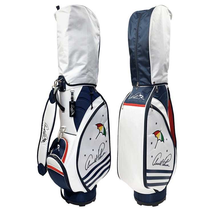 Arnold Palmer キャディバッグ APCB-24F【アーノルドパーマー】【ゴルフ】【9.0型】【ホワイト】【游游】