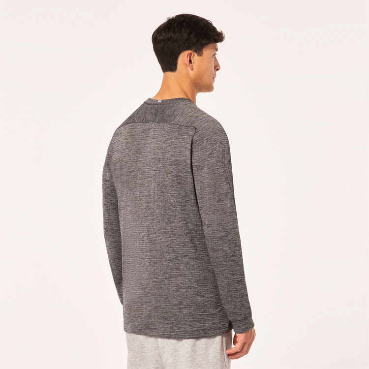 OAKLEY FOA405782 ENHANCE LS GRID CREW 3.7【オークリー】【ロンT】【長袖】【29A/Dark Grey Heather】【JPN/XLサイズ】【W(wǎng)ear】