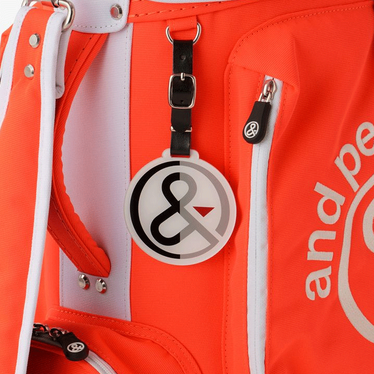 and per se キャディバッグ 9型 AUS7204【アンパス?！俊茎触毳铡俊茎`ト】【Orange】【CaddyBag】