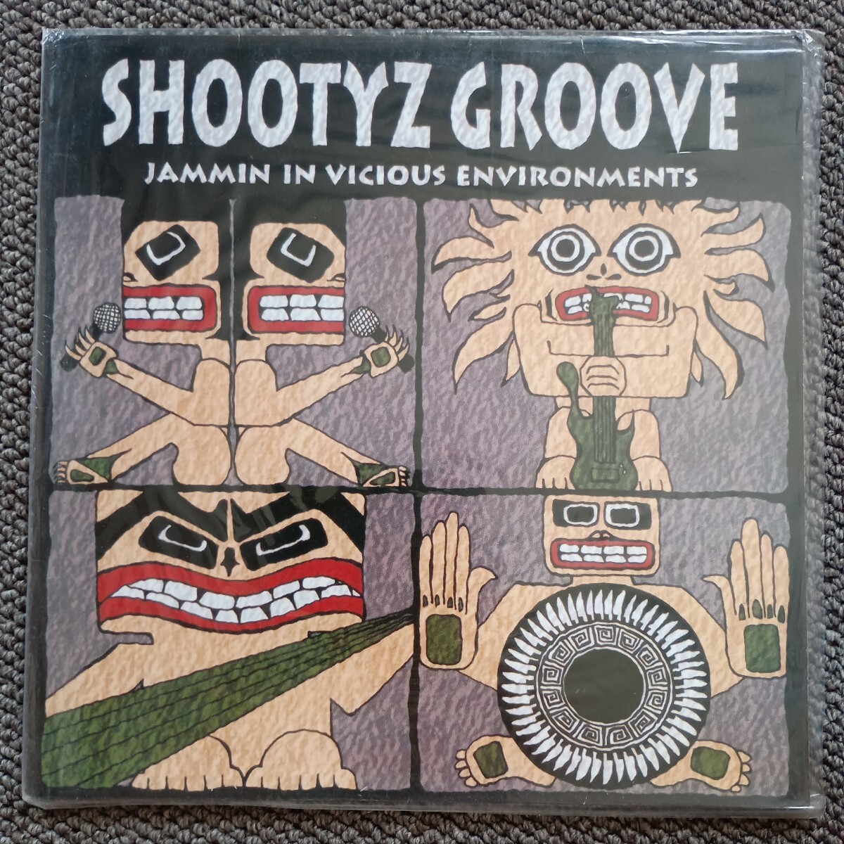 中古品 アナログLPレコード『JAMMIN IN VICIOUS ENVIRONMENTS/SHOOTYZ GROOVE』送料660円_画像1