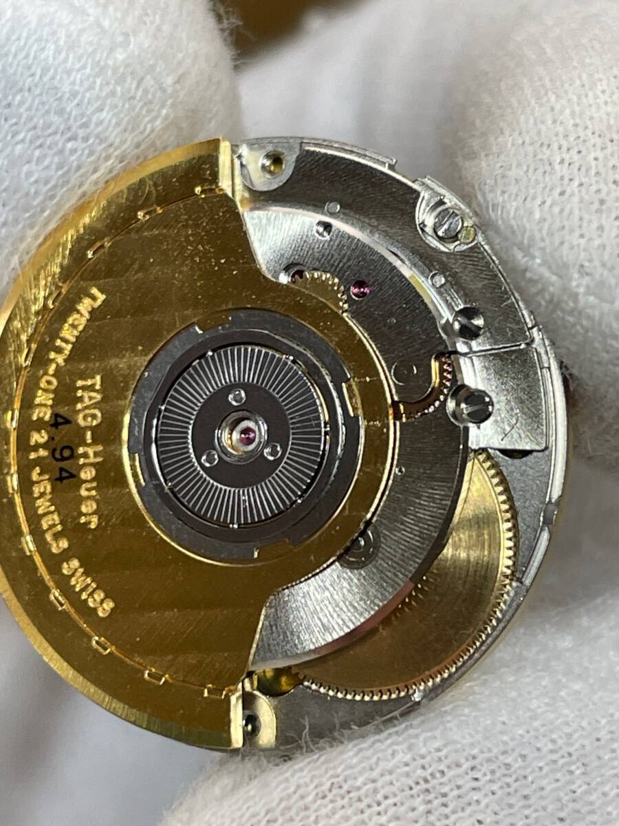 [ передвижной товар ]TAG Heuer бирка * Heuer самозаводящиеся часы Movement Cal.4.94 защита от ветра приложен [ текущее состояние ]N65633