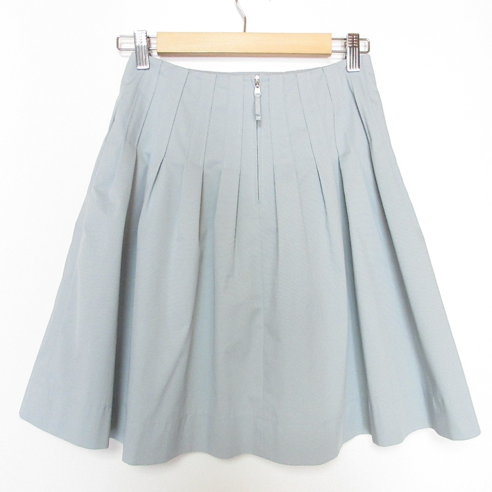  прекрасный товар FOXEY NEW YORK Foxey New York little tuck колено длина flair юбка 26369 38 голубой 