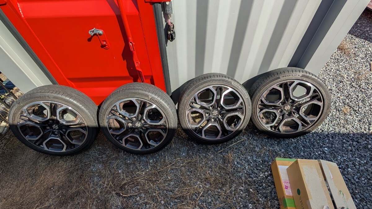 【12月スーパーSALE 15％OFF】 スイフトスポーツZC33S純正ホイール4本セット (ラジアルタイヤ タイヤ・ホイール