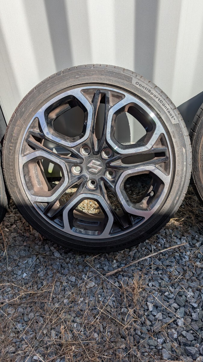 スイフトスポーツZC33S純正ホイール4本セット (ラジアルタイヤ