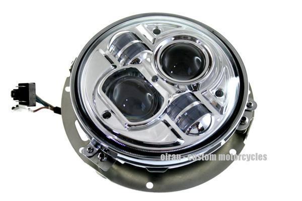 花魁- 7” 7インチLEDヘッドライト ハイロー光軸調(diào)整 ハーレー