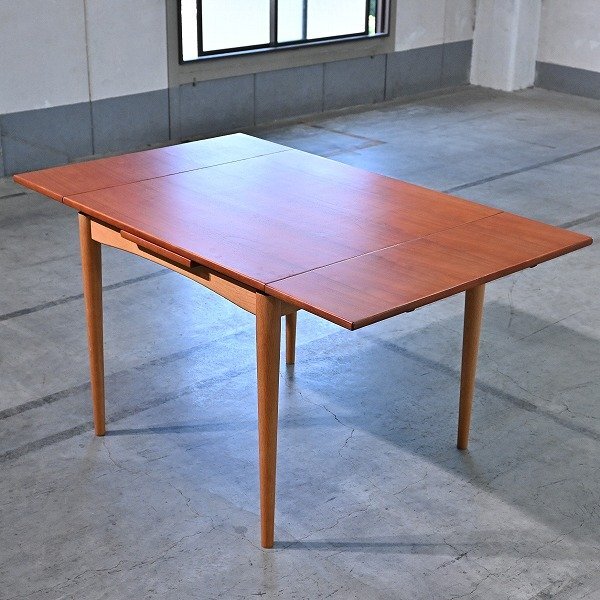 ACTUS 14萬(wàn)「H.W.F DINING TABLE TYPE-B」ウォールナット チーク材 ダイニングテーブル リビング 機(jī) 食卓 北歐スタイル アクタス
