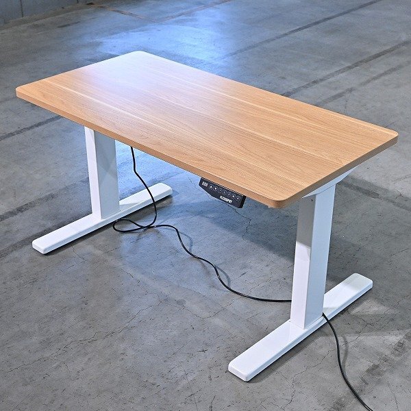 FlexiSpot 7萬「E7H」電動(dòng)昇降デスク メープル材 テレワーク スタンディングデスク リビング ダイニング カフェ 作業(yè)臺(tái) 勉強(qiáng)機(jī)