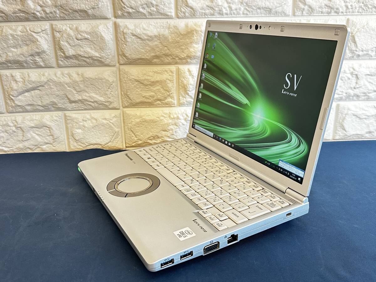【★2020年LTEモデル　良質?超美品】 Panasonic Let's note CF-SV9RFLVS /Core i5 10310U/8GBメモリ＋NVME 256GB?SSD/FULL HD