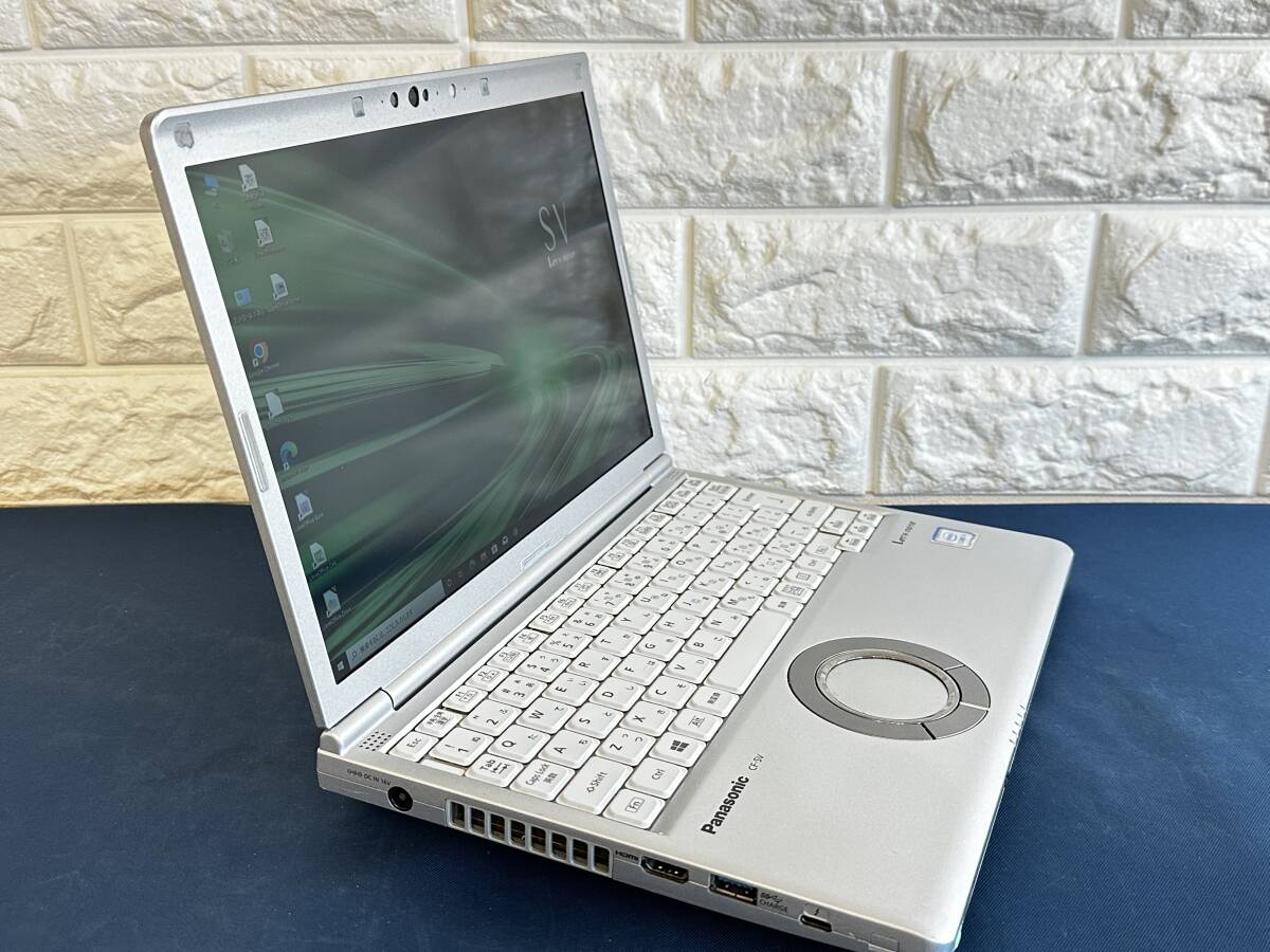 【★2019年モデル 美品】 Panasonic Let's note CF-SV8KDCVS /Core i5 8265U/8GBメモリ＋256GB?SSD/12.1 Full HD