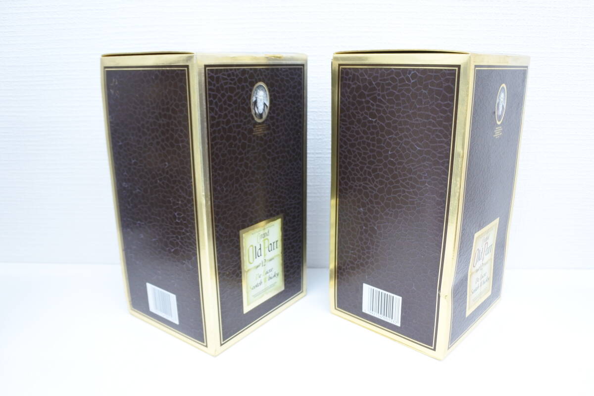 283 sake праздник иностранный алкоголь праздник 2 шт. комплект Old Parr Old pa-12 год Deluxe Scotch 1000ml 43% не . штекер с ящиком 