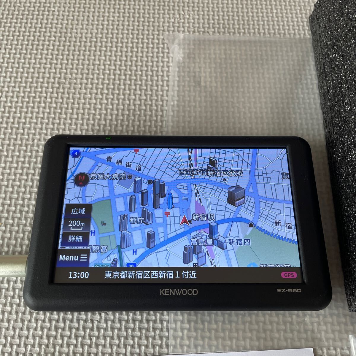  Kenwood здесь tesEZ-550 портативный navi 