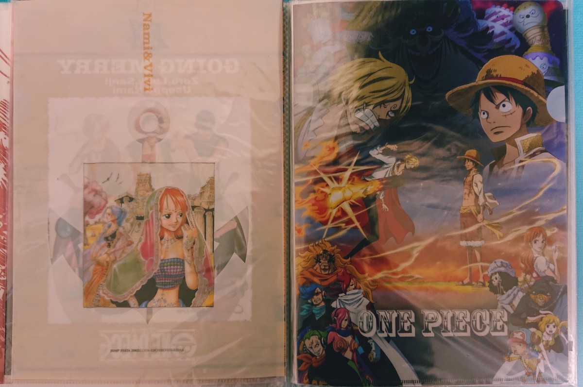 ワンピース　ONE PIECE　クリアファイル　まとめ売り⑦　麥わら一味　レア　コレクション