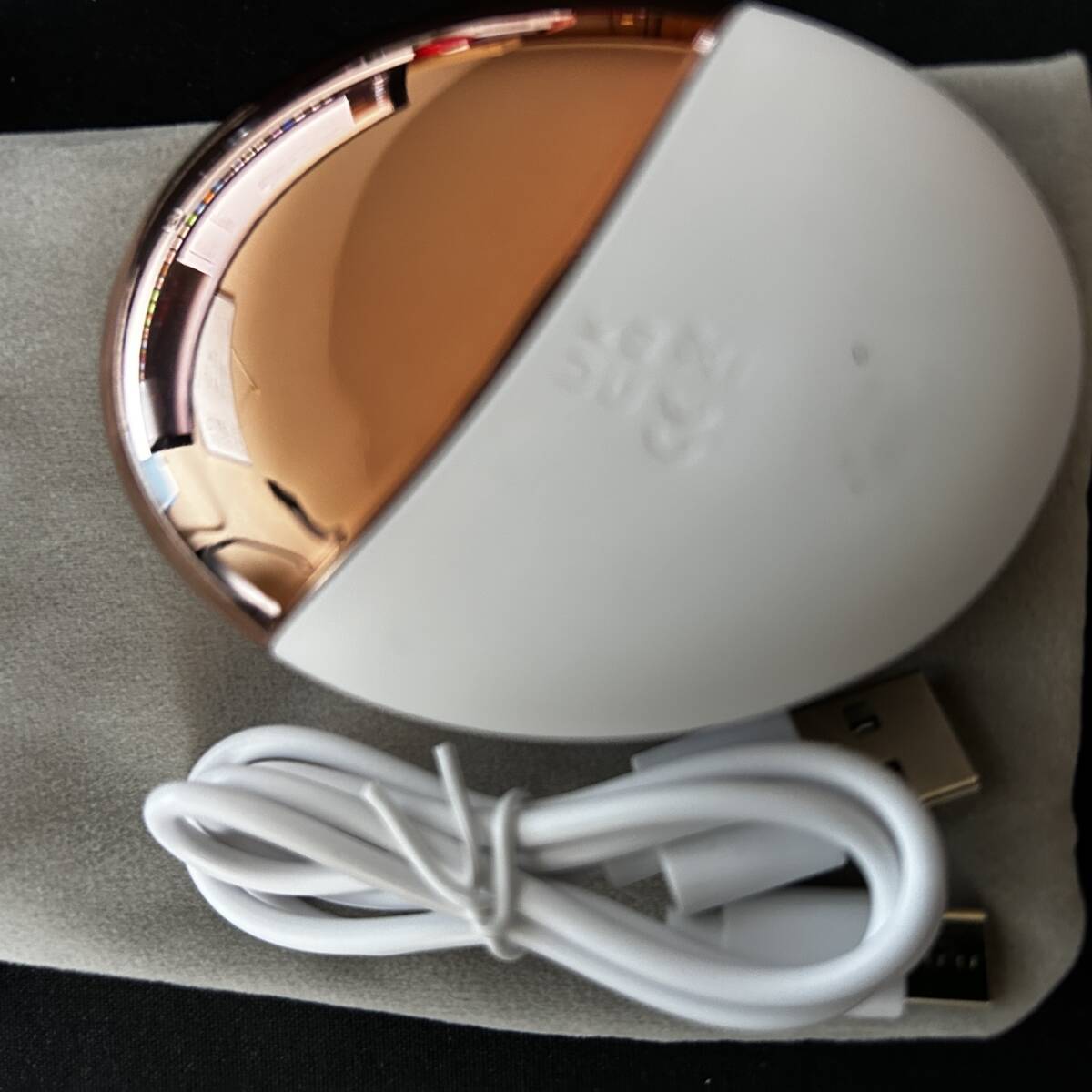 コンパクトセルフエステ?電動マッサージ機(jī)　（白）単品