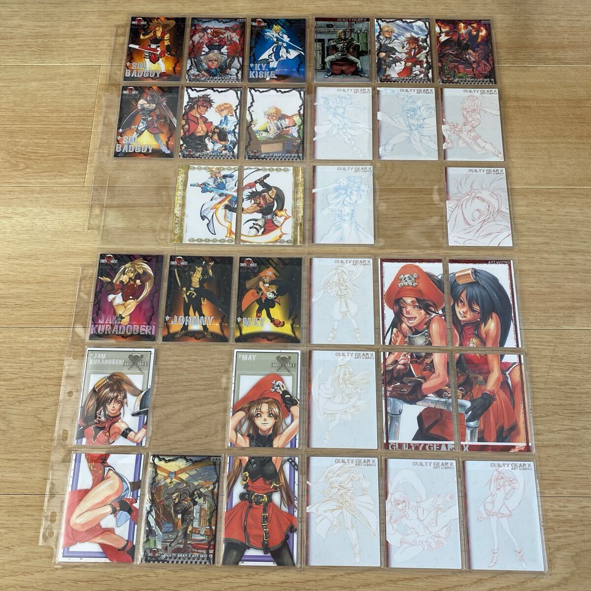 GUILTY GEAR X ART WORKS ギルティギアゼクス トレーディングカード 75種 メイ 蔵土縁紗夢 梅喧 美少女 ゲーム アニメ トレカ 并上品