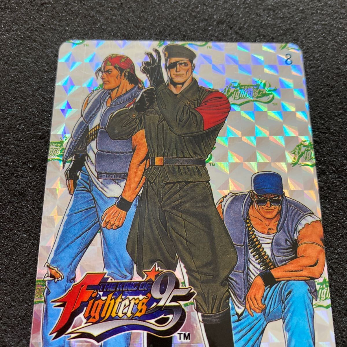  King ob Fighter z Carddas YUU.CORP карта ...p ритм kilaNO.08. команда SNK NEOGEO KOF95 игра коллекционные карточки товар среднего качества 