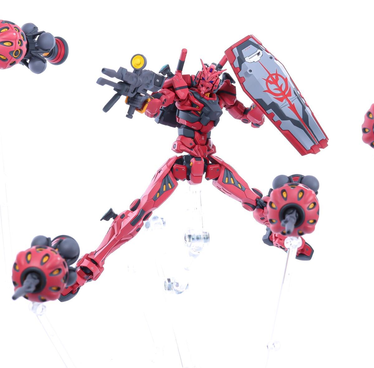 HG 赤いガンダム 一年戦争Ver. 改修塗装済み完成品 ガンプラ