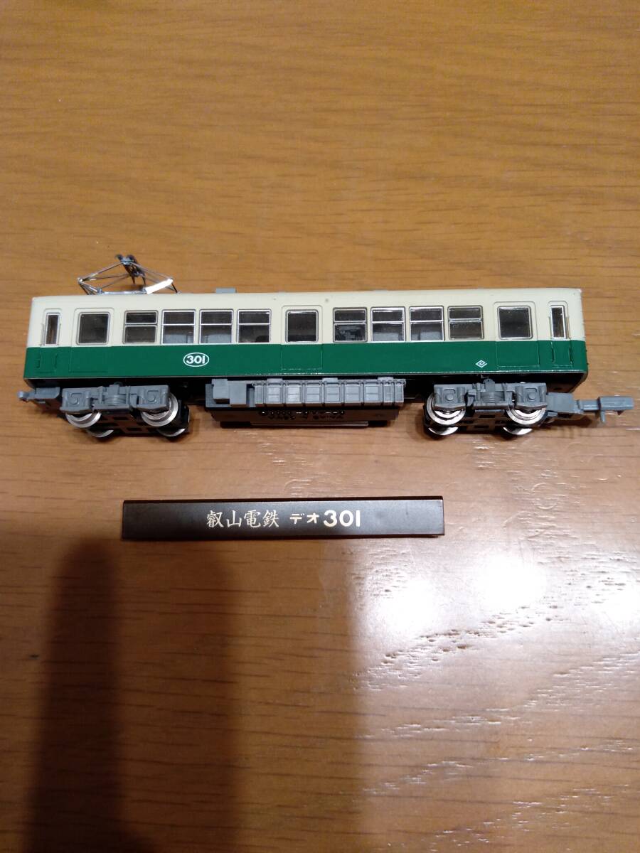 【N動力化?パンタ交換】鉄道コレクション　8弾/叡山電鉄　デオ301/鉄コレ/鉄道模型/Nゲージ/ジオコレ/トミーテック