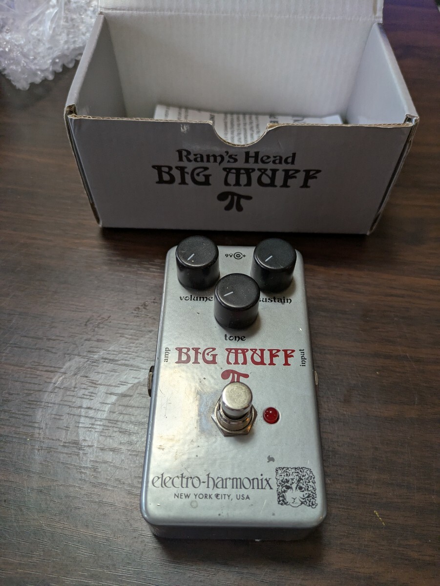 エレクトロハーモニクス　bigmuff ram's headπ　fuzz エフェクター
