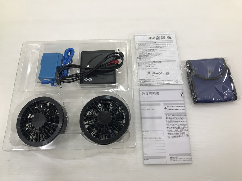 TAG【中古】★ジーベック XEBEC ワンタッチファン ブラック スターターキット SP01BX ★動(dòng)作確認(rèn)済み 〈102-250620-TI-06-TAG〉