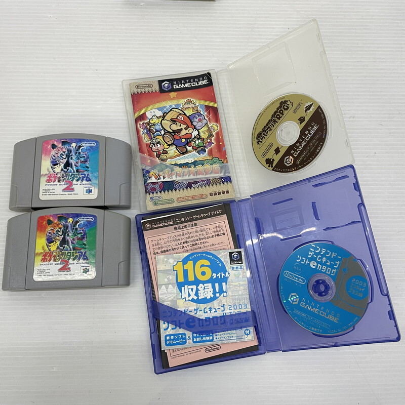TEI[ текущее состояние доставка товар ] nintendo retro игра FC SFC GC GB N64 DS 3DS продажа комплектом работоспособность не проверялась текущее состояние самовывоз товар (023-250617-MA-14-TEI)