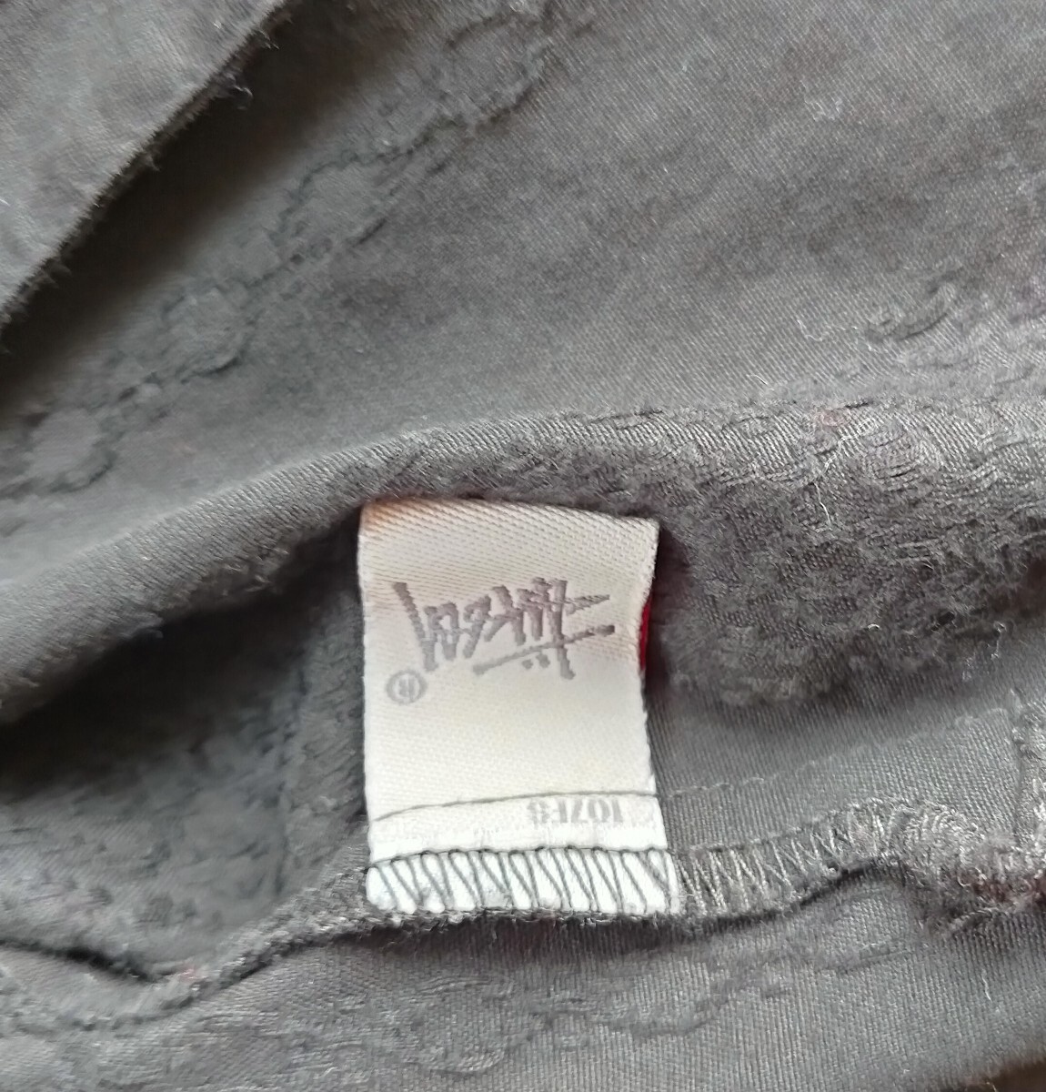 STUSSY 半袖 キューバシャツ シャツ ブラック L 美品 ステューシー 黒 替えボタン付き
