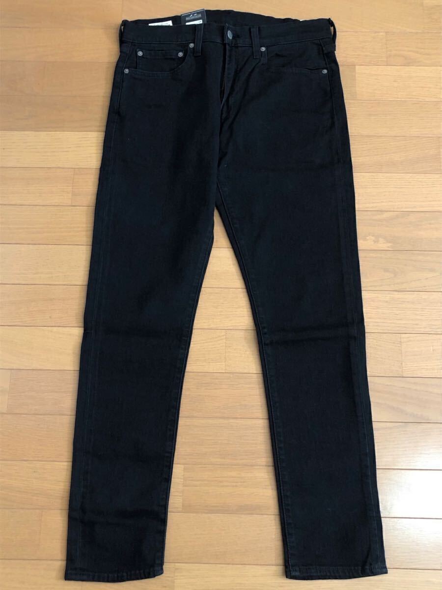 Levi's 512 SLIM TAPER BLACK NIGHTSHINE W32 L32