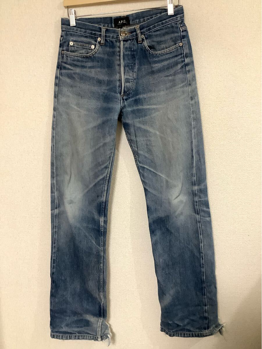 A.Ｐ.C アーぺーセー　デニムパンツ　ボタンフライ　ストレート　セレクト　カジュアル　メンズ　古著　3